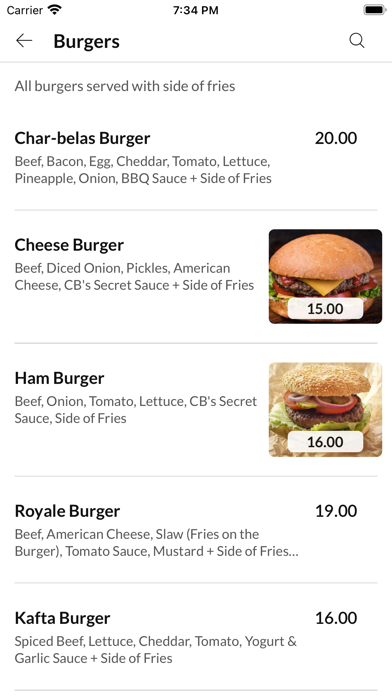 Char Belas Restaurant Screenshot