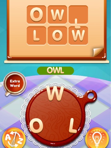 Sweet Words: Brain Puzzle Game iPad screenshot