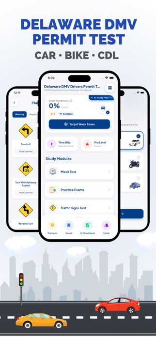 DE DMV Permit Test Prep Screenshot 1 of 10
