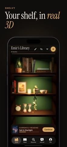 Book Tracker & Shelf: Shelvy screenshot 1