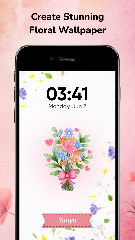 #6. Flower Language Keyboard DIY (iOS) By: Pinal Goti