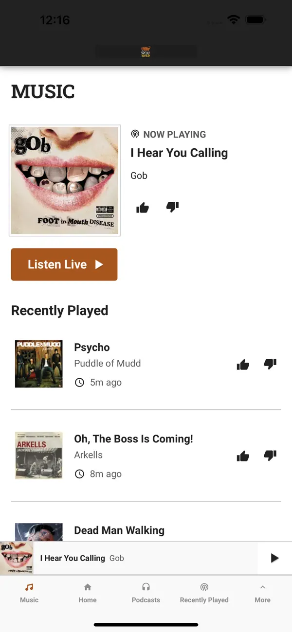 Screenshot #1 pour 104.9 The Wolf Regina
