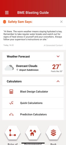 BME Blasting Guide screenshot