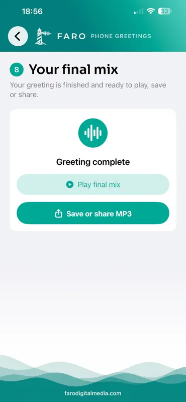 FARO Phone Greetings screenshot 8 of 8