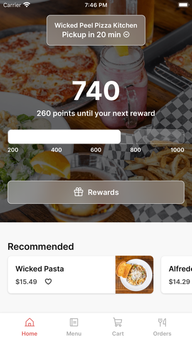 Wicked Peel iPhone screenshot 1 - Food & Drink app