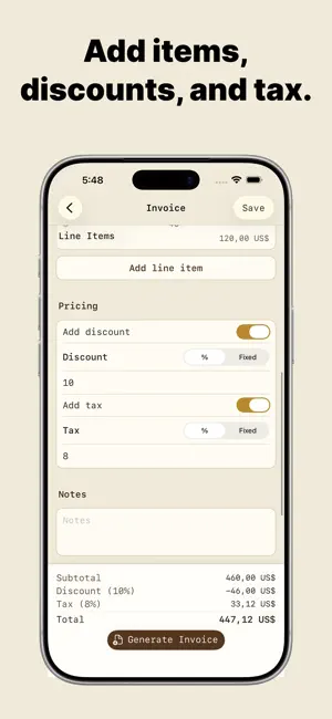 Invoice Maker - InvoLumo screenshot 2
