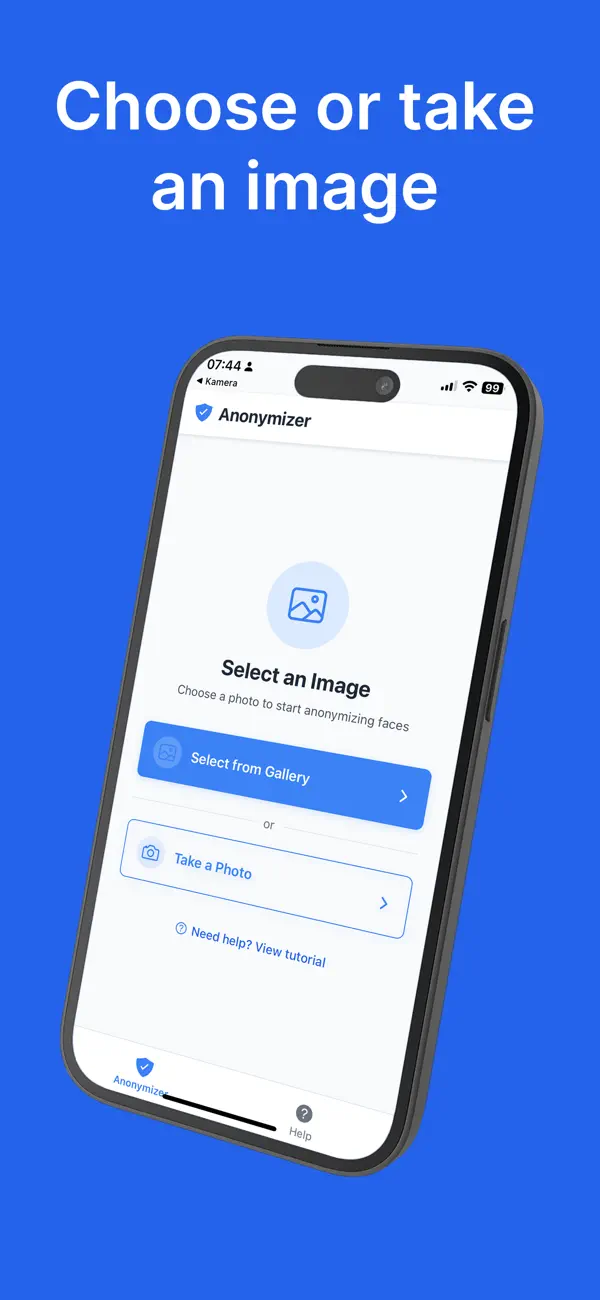 Screenshot #1 pour FaceAnonymizer