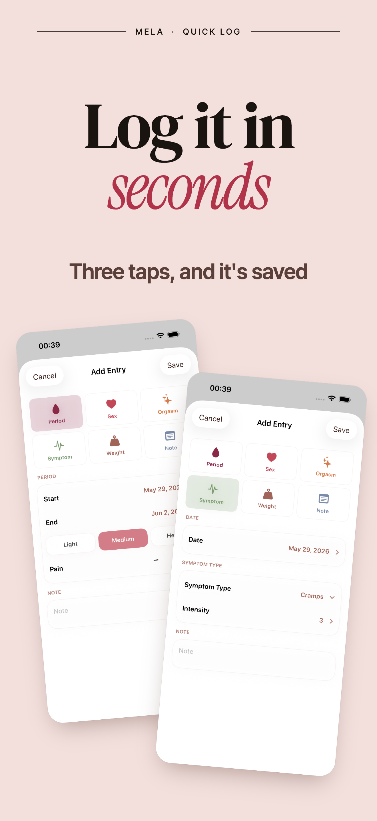 Mela: Private Cycle Tracker screenshot 9