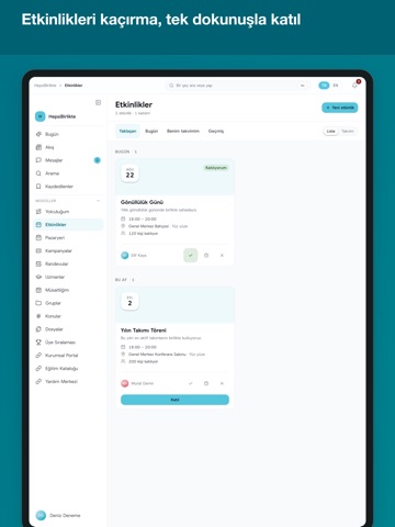 HepsiBirlikte iPad screenshot