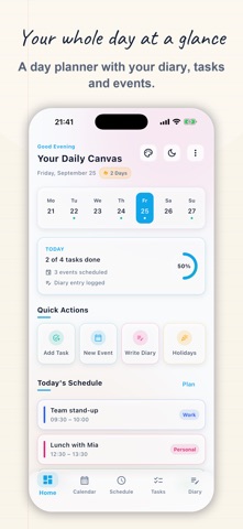 Diary Planner & Schedule Screenshot 2 of 10