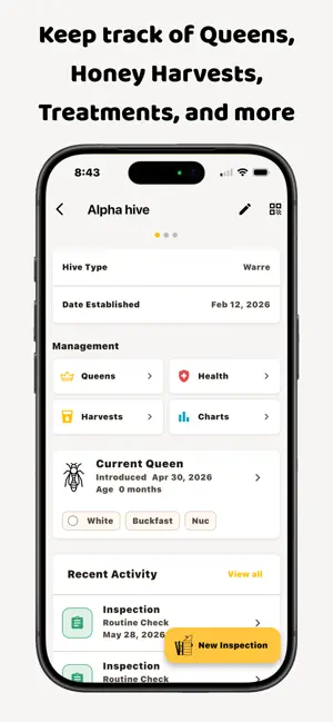 Queenright Beekeeping Logbook screenshot 2