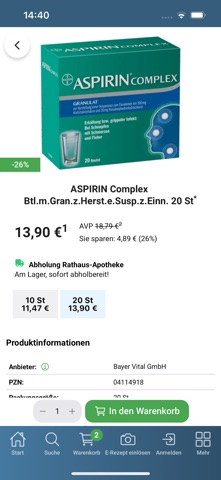 E-Rezept Shop Oberasbach screenshot