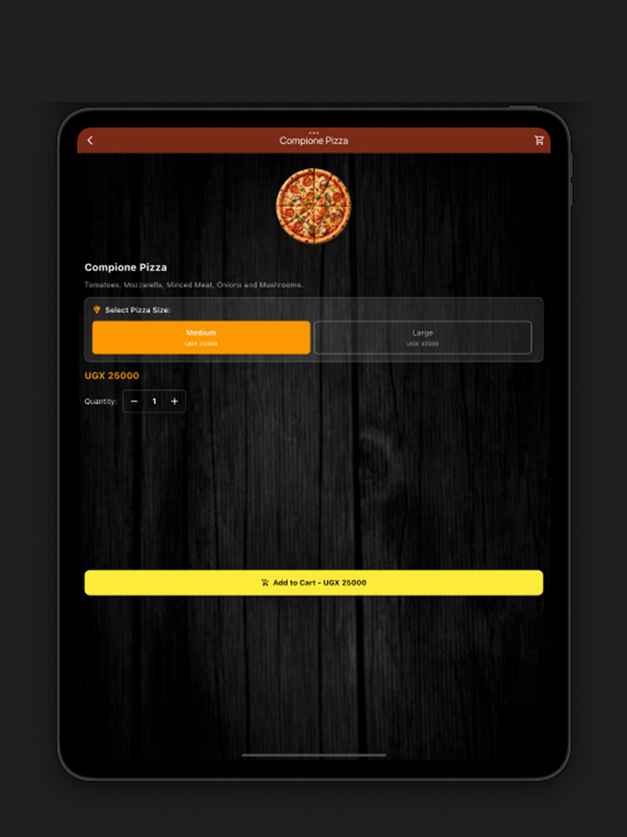 Ginnellos Pizza App