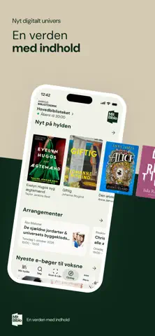 Mit Biblo - Biblioteket App Store screenshot 1