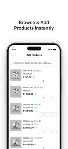 Skutally POS screenshot