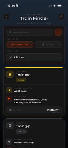 RailTracker Screenshot 3 of 7