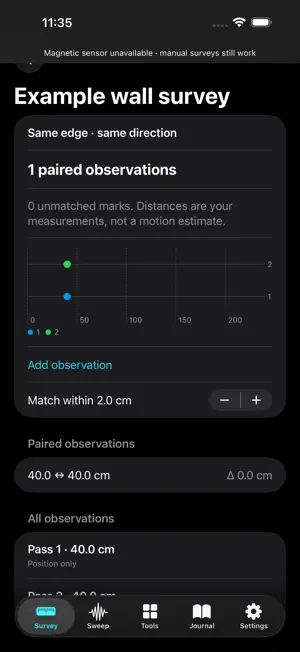 MagStud Pro: Stud Finder screenshot 2