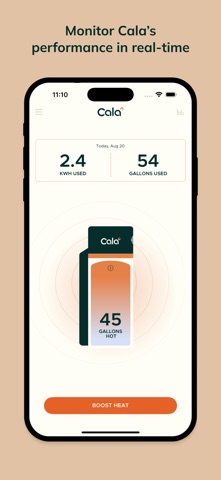 CalaWater iPhone screenshot