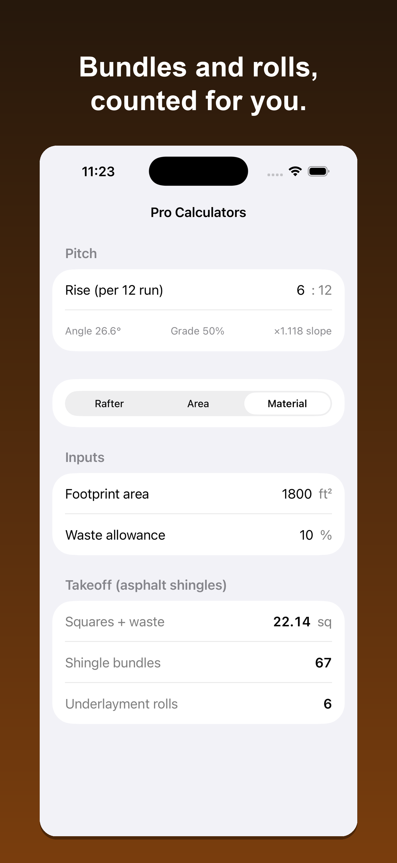 Roof Pitch Finder & Gauge screenshot 3
