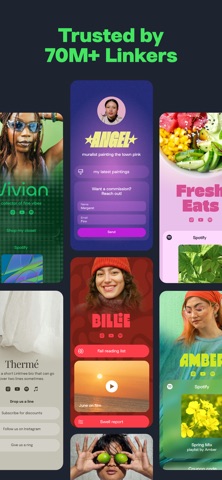 Linktree: Link in Bio Creator App Store preview screenshot 7