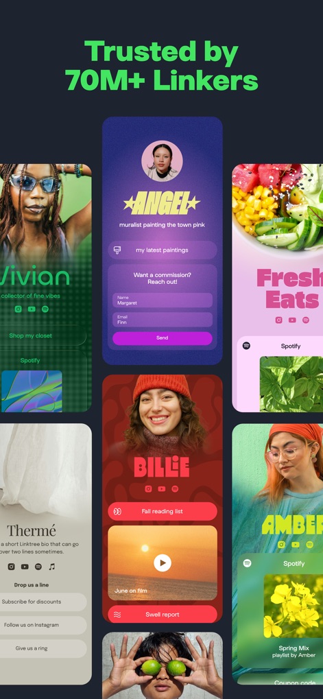 Linktree: Link in Bio Creator - Explore how millions of users leverage highly customizable profiles and seamlessly integrated content to build and expand their online presence.