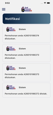 Kad Pekerja Madani screenshot
