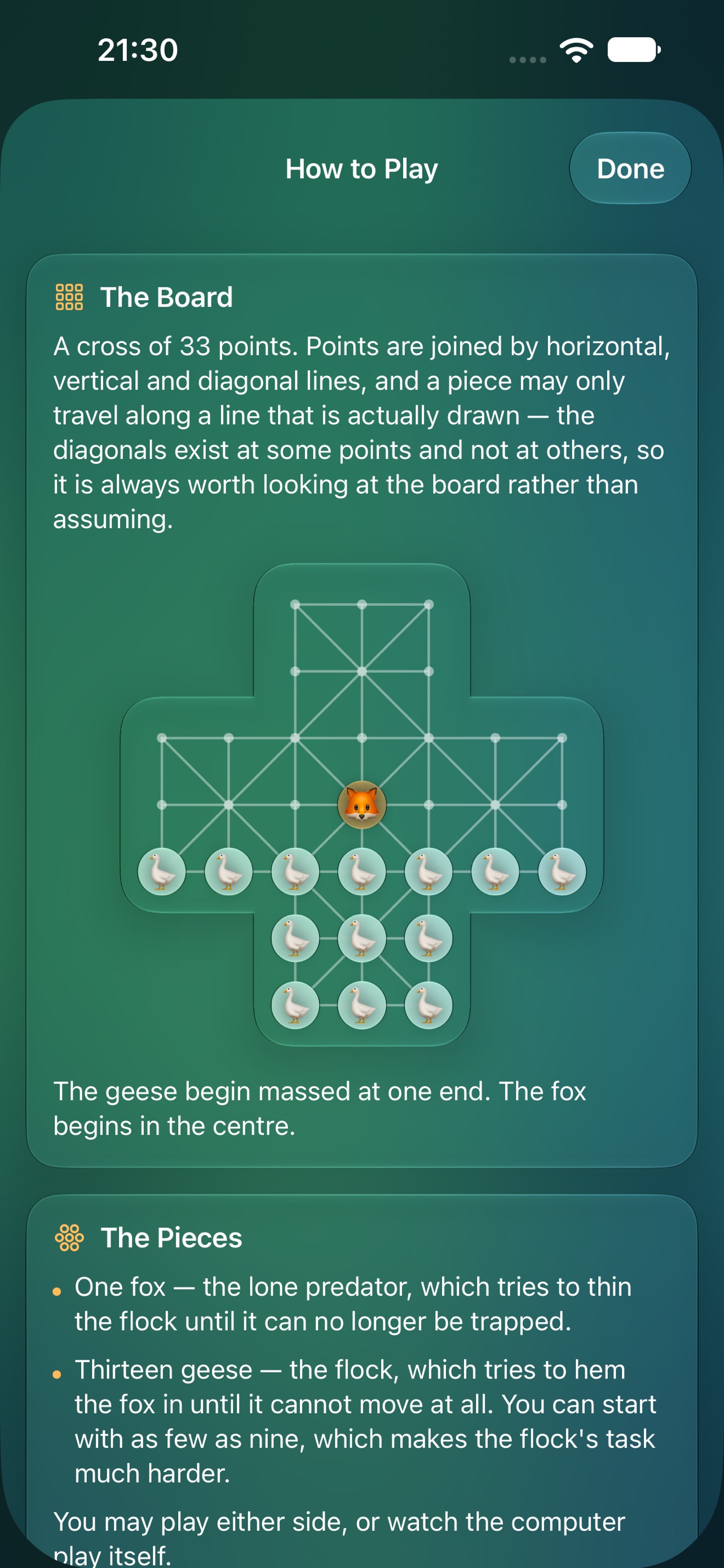 Screenshot 2 of Fox And Geese