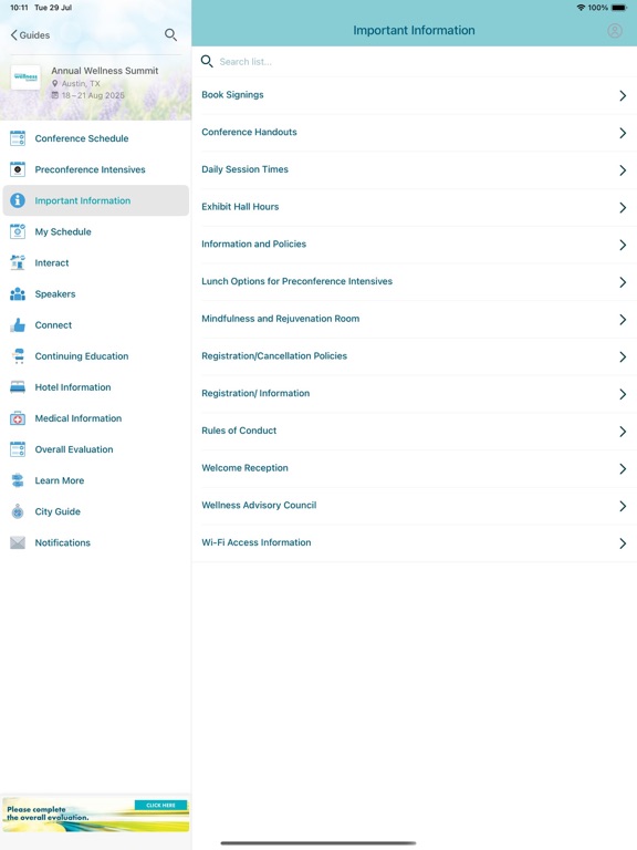 Wellness Alliance app screenshot