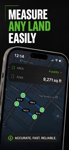 Fields Area Measure GPS Map screenshot