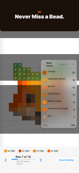 Beadify – Pixel Bead Art Maker Screenshot 2 of 10