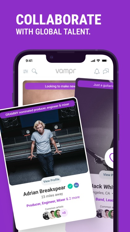 Music Network & Jobs | Vampr.