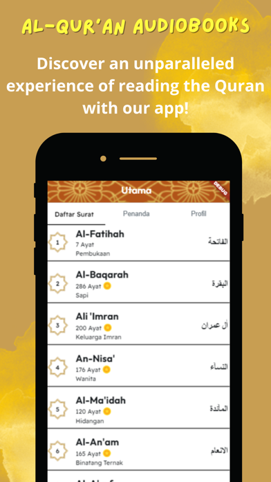 Al-Quran Audiobooks Online Screenshot