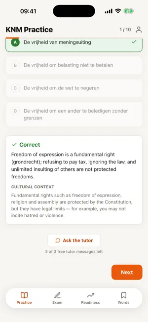 Klaar: Inburgering & KNM screenshot 2
