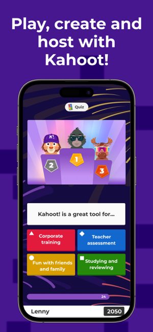 ‎Kahoot! Play & Create Quizzes תמונות מסך