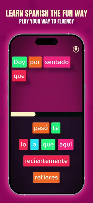 Learn Spanish Frase Master screenshot 1