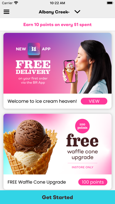 Baskin-Robbins Australia Screenshot