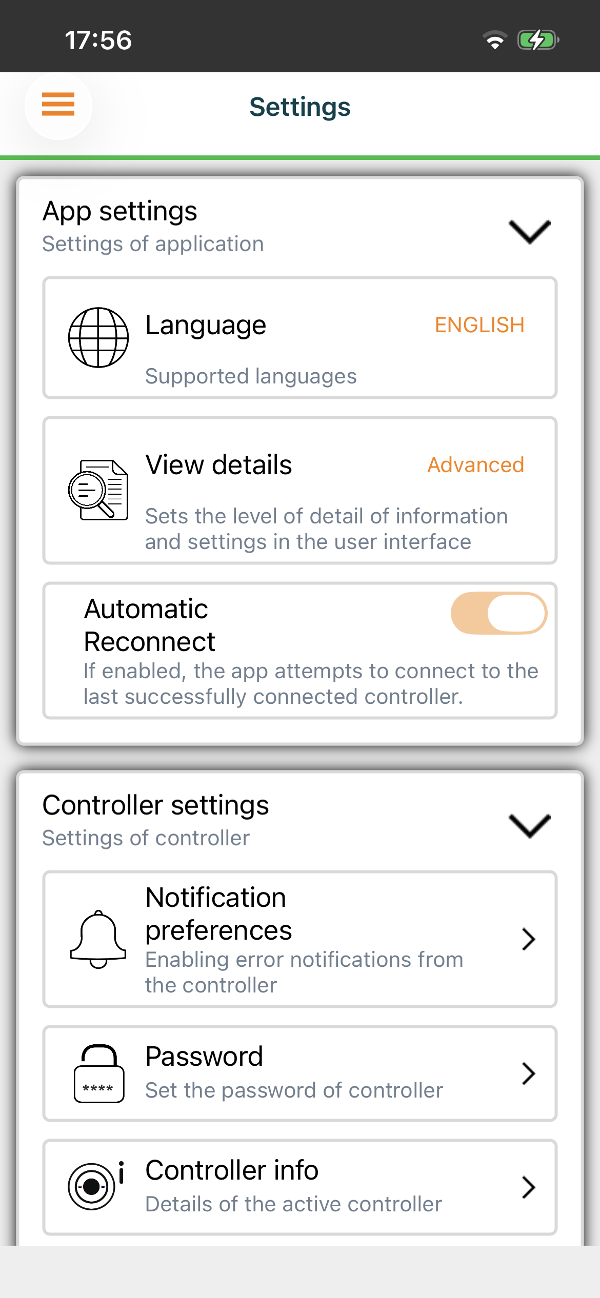 Inventronics BT-Control screenshot 3