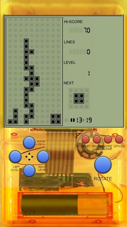 方块经典 俄罗斯透明掌机