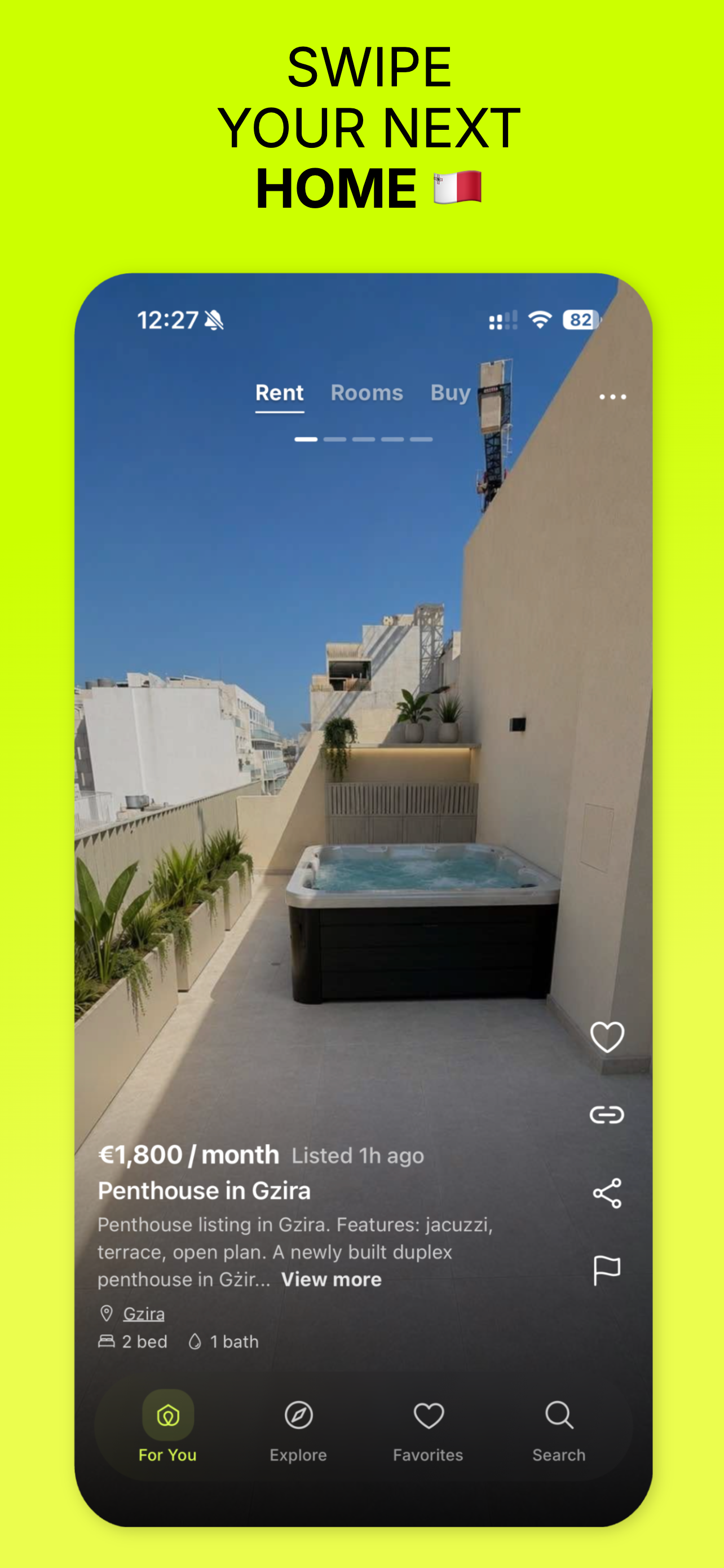 Area: Rent, Buy, Share Malta