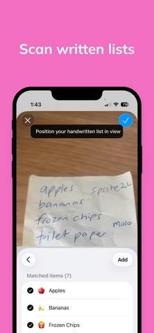 Foodjump - Grocery List screenshot