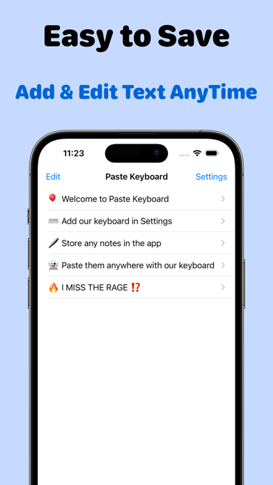 Paste Keyboard: Auto Spam Text Screenshot