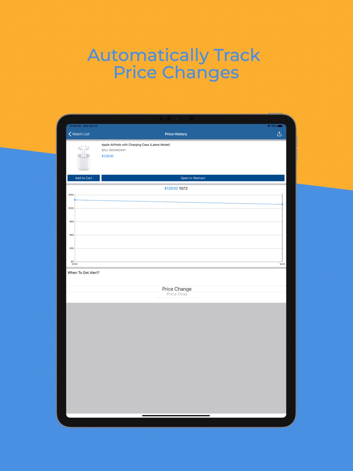 Price Tracker for Walmart ipad screenshot 2