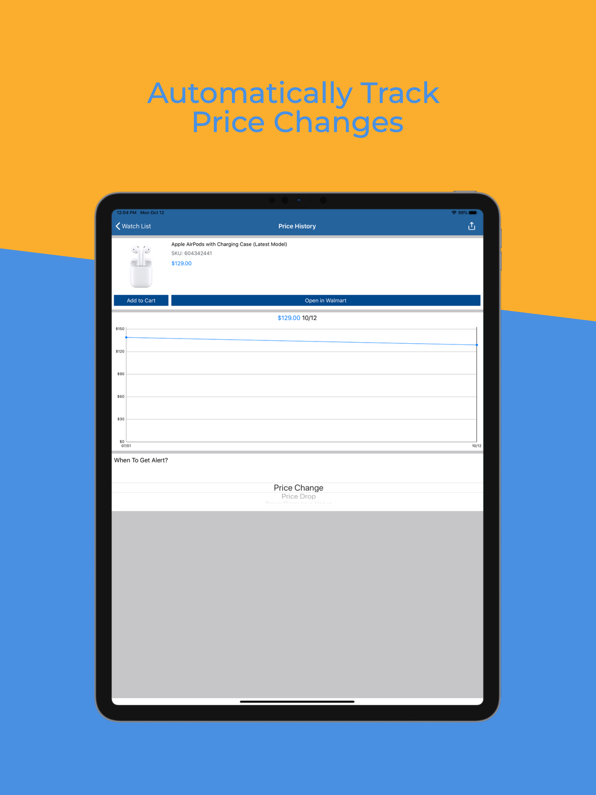 Price Tracker for Walmart