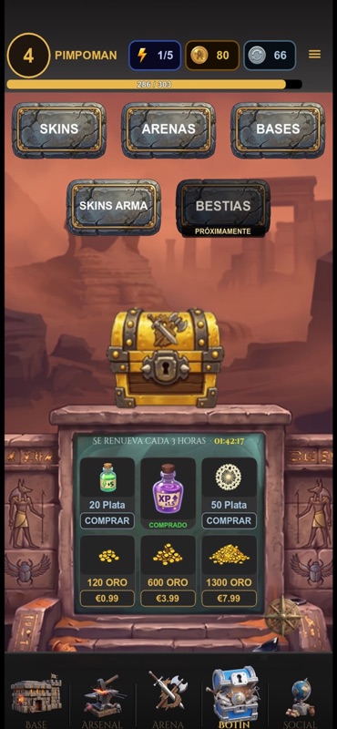 AutoBruto: Gladiadores RPG screenshot 3