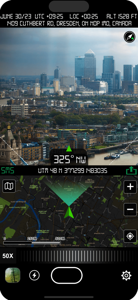 Compass i8 (GPS Camera) screenshot 2
