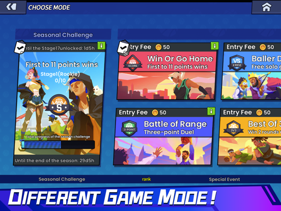 Basketball Duel: Online 1V1 iPad screenshot 5 - Games app
