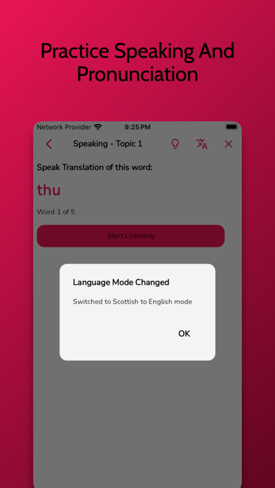 Scottish Learning - Beginners Screenshot