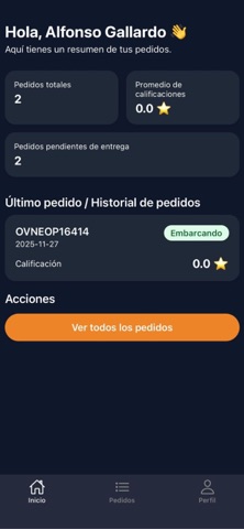 Cliente GO screenshot