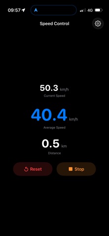 Average Speed Control iPhone screenshot