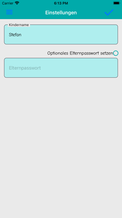 Familien Belohnungs Punkte Screenshot